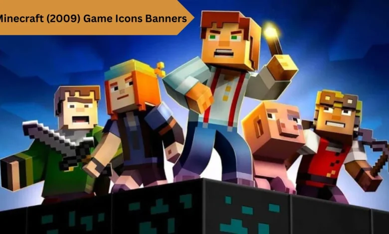 minecraft (2009) game icons banners